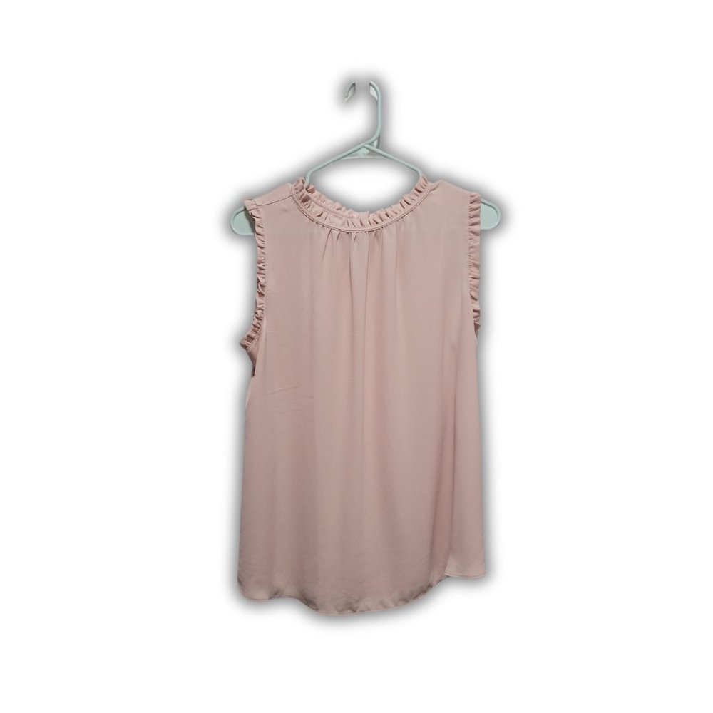 Women's Light Pink Business Casual Shell Blouse - Size Medium